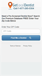 Mobile Screenshot of getlocaldentist.info